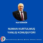 NUMAN KURTULMUŞ YANLIŞ KONUŞUYOR!